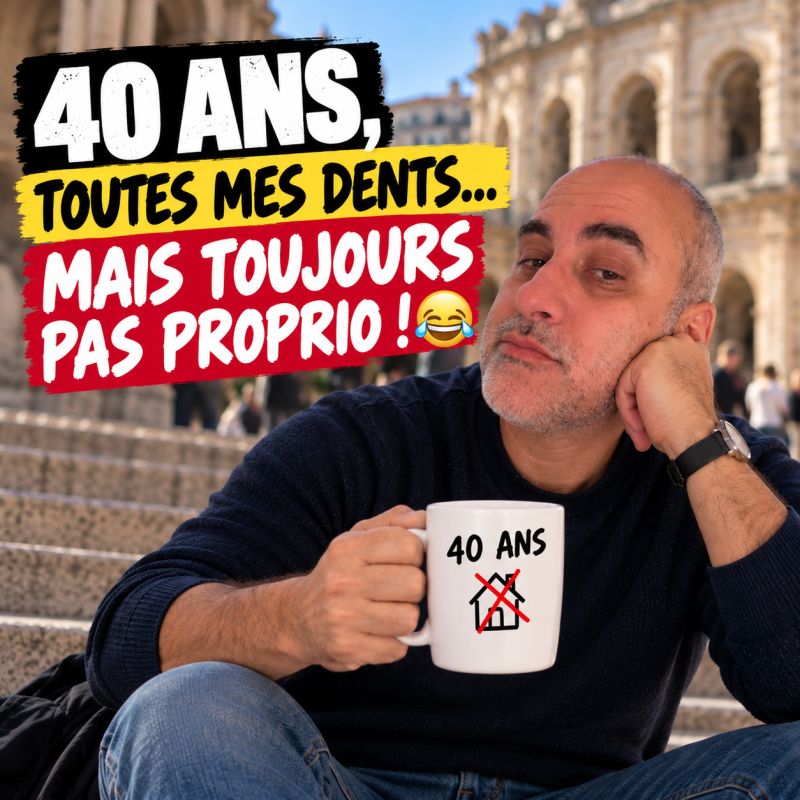 🦷 **40 ANS, TOUTES MES DENTS… MAIS TOUJOURS PAS PROPRIO !** 🏠😂